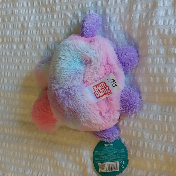 NWT BumBumz Petra The Peace Sign Plush Toy 7.5" Tie Dye GroovyBunz - Picture 5 of 8